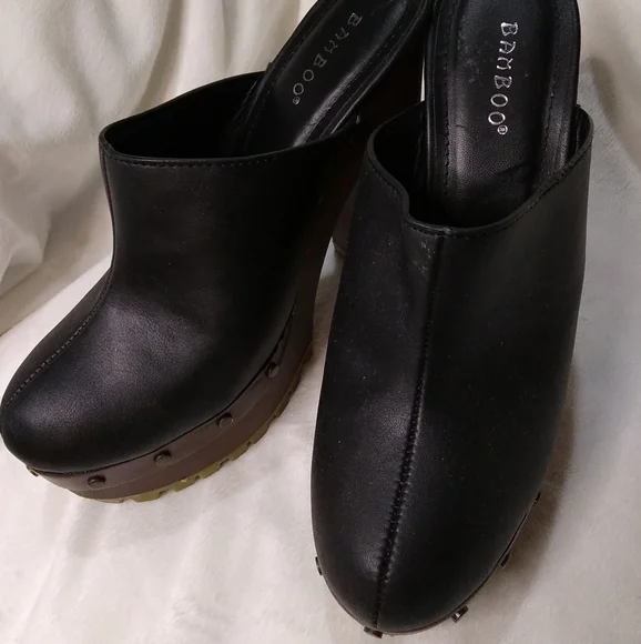 Bamboo clogs best sale
